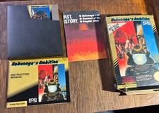 1989 NES authentic Nobunaga's Ambition Game With Manual , Box, Case & Poster 