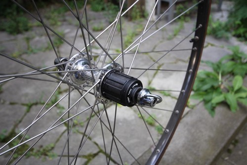 Shimano Dura Ace FH 7401 HB 7400 / Mavic MA40 / 36 H 6 Sp UG Clincher Wheel Set - Picture 17 of 23