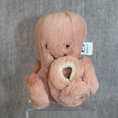JELLYCAT Plush Baby Odell Octopus Modern 2010s Mini Small Soft Toy Retired HTF