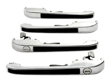 Set Of 4 Chrome Door Handles 1975 Vw Rabbit Mk1 - 171 837 223 A 224 A