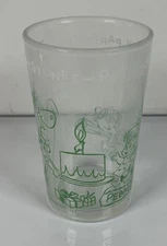 Welch’s Jelly Glass 1964 The Flintstones Pebbles Birthday Party 