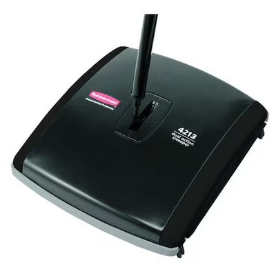 Rubbermaid Commercial Fg421388bla Dual Action Floor Sweeper, 7-1/2''