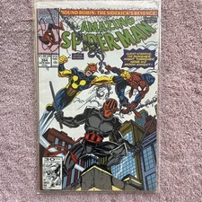 The Amazing Spider-Man #354 (Marvel Comics, 1991) Newsstand Variant Round Robin