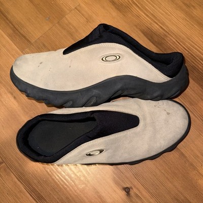 Oakley Flesh Tan Black Suede Slip On Clog Sneakers Gorpcore Shoes