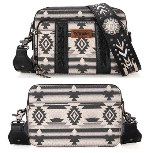 Wrangler Aztec Printed Crossbody Purse - Picture 18 of 20