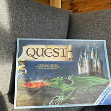 Ravensburger Quest (1981) Vintage Complete Fantasy Board Game, 3-6 Players