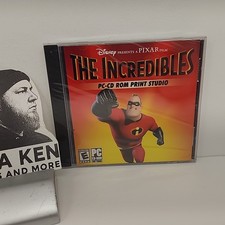 Disney Pixar The Incredibles PC CD-ROM Print Studio Sealed