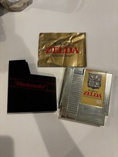 The Legend of Zelda NES Nintendo NES, 1987 Gold Cartridge w/ Manual