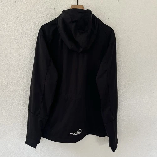 Arrak Outdoor AKKA Mens XL Softshell Jacket WP-3000 Black Sweden image 11
