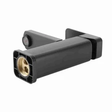 Black Bathroom Faucet Single Hole Stainless Steel Modern Adjustable Hot