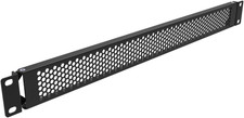 1U Hinged Perforated Blank Rack Mount Panel Spacer for 19 Inch Server Rack Enclo