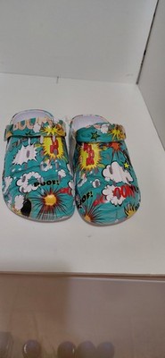 Pacific Dreams Comic Book Slip-On Clog Shoes unisex