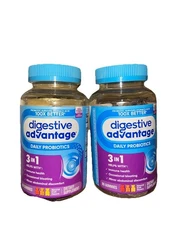 (2) Digestive Advantage Probiotic Gummies, 80 Count Exp 01/2026+