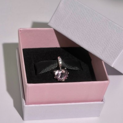 NEW 100% #792654C01 Pandora Pink Family Tree and Heart Dangle