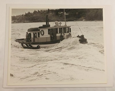 Tugboat Winamac 1983 Photo Mark Freeman Seattle Maritime 8x10 Puget Sound
