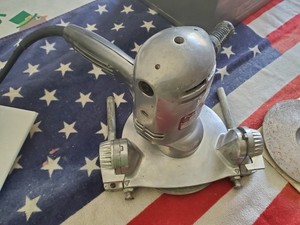 Porter Cable D6 , 6 inch  DISC SANDER Paint Remover 5041 attachment & STEEL CASE