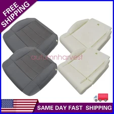 For 2008-2010 Jeep Wrangler Driver & Passenger Bottom Seat Cover & Foam Cushion