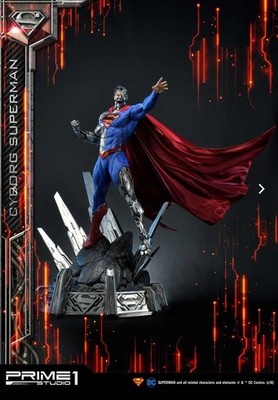 Prime 1 Studio Cyborg Superman Resin Statue DC Comics Superman Collectible