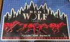 Vintage Red Wolf Lager "Follow Your Instincts"  Tin Embossed  Beer Sign 30x18