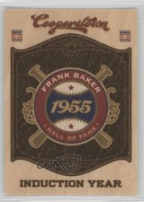 2012 Cooperstown Hall of Fame Classes Induction Year Home Run Baker Frank #7 0w7