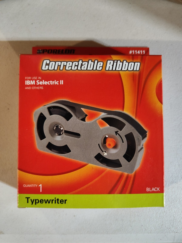 Lot of 9 - Porelon 11411 IBM Selectric II Correctable Ribbon