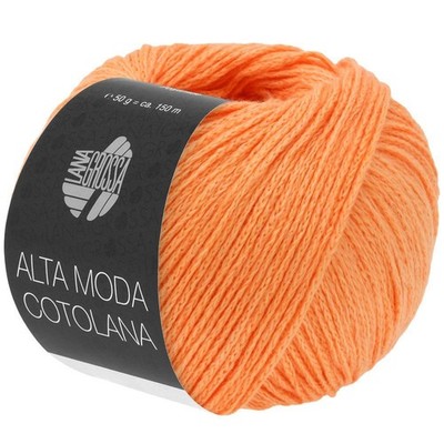 Wolle Kreativ! Lana Grossa - Alta Moda Cotolana - Fb. 44 orange 50 g