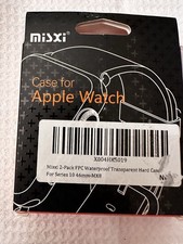 Misxi Clear Waterproof Hard Case 2-Pack for Apple Watch Series 10 46mm