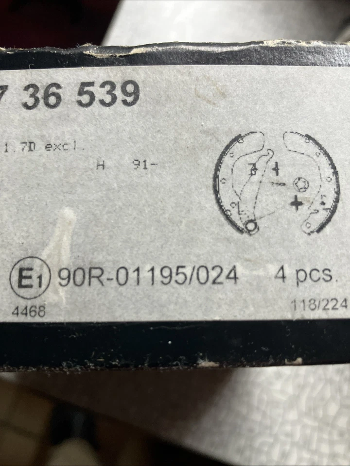 Oldtimer Bremsbeläge Opel Astra - Bild 4 von 4