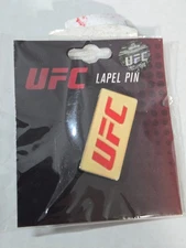 Pro Specialties Group UFC Lapel Pin Logo Beige Red