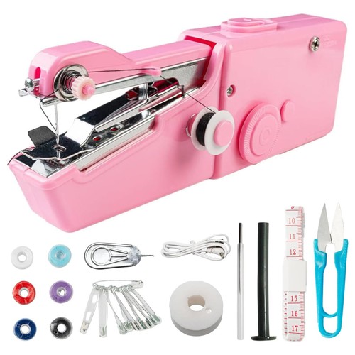 Handheld Sewing Machine for Beginners, Mini Portable Electric Handheld Sewing...