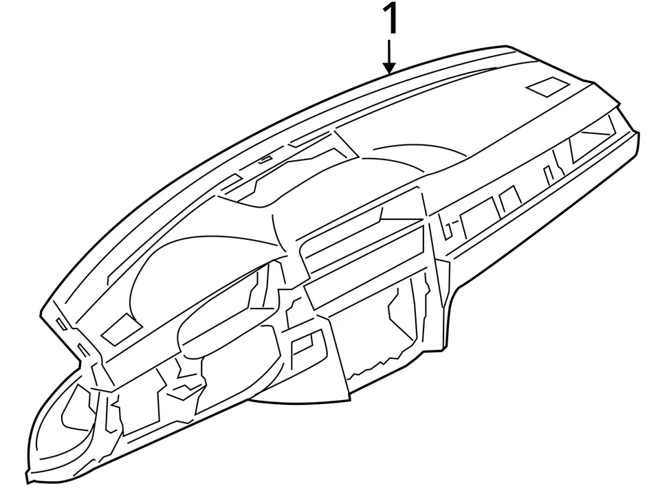 Dash Panel Coupe Without Navigation System Fits 07-13 BMW 328i 1711686 Foto 4 de 4