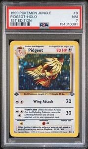 Pidgeot 8/64 Jungle Holo Rare 1st Edition Pokemon Card