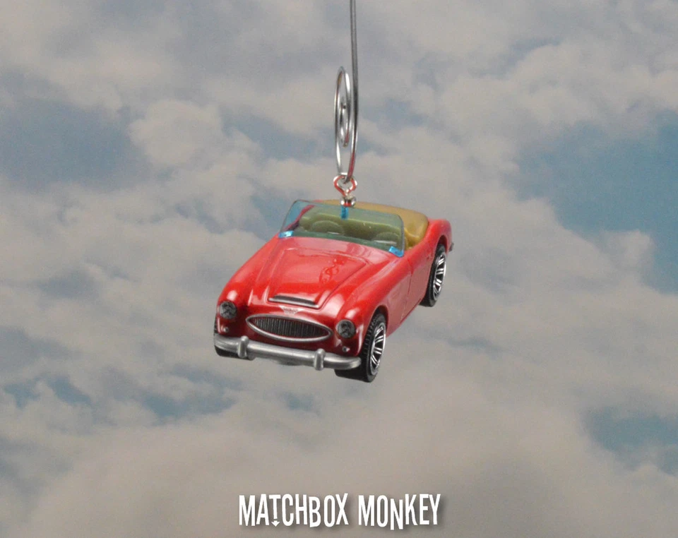 '63 Austin Healy 3000 MKII Sports Car Christmas Ornament 1/64 Convertible Cabrio - Image 4 of 4