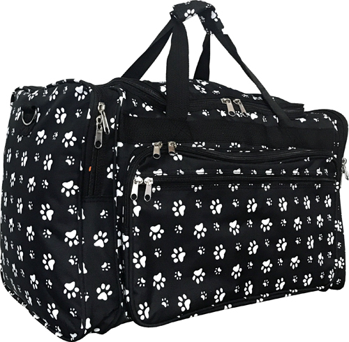 Women's 19" Fashion Print Lightweight Duffel Bag /Dance /Gym /Shoulder carry-on - Picture 13 of 51