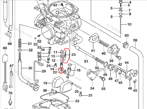 00-18 SUZUKI DRZ400 DR-Z400 DRZ 400 S SM Carburetor STAGE 3 Jet Kit 25 150 - Foto 5 di 5