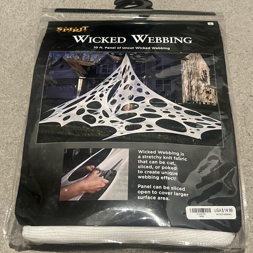 Spirit Halloween 10 Ft Wicked Webbing Panel