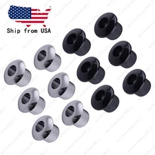 6Pcs Plastic Vintage/Modern 6mm to 10mm Guitar Tuner Conversion Bushings