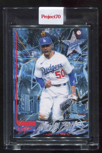 TOPPS PROJECT 70 SILVER ARTIST PROOF 282 MOOKIE BETTS KING SALADEEN DODGERS 9/51