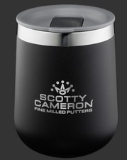 Scotty Cameron 7 Point Crown Stacked Hydro Flask 10oz Wine Tumbler - Black New