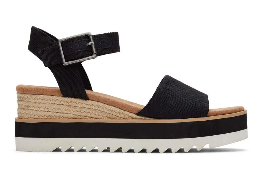 TOMS Womens Diana Espadrille Wedge Sandal