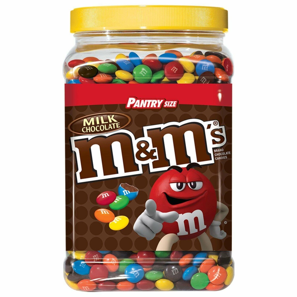 M&M's Milk Chocolate Candies 3lb 14oz Jar | eBay