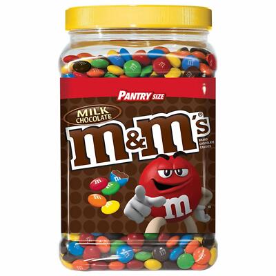M&M's Milk Chocolate Candies 3lb 14oz Jar | eBay
