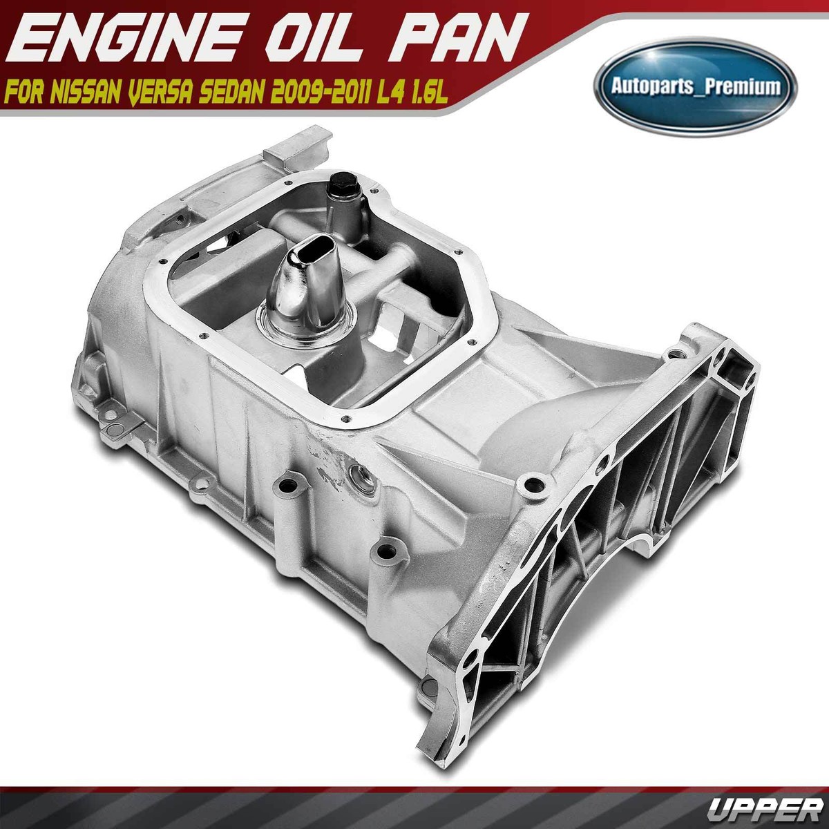 Nissan Genuine Partsオイルタンク Upper Engine Oil Pan Sump for Nissan Versa Sedan 2009-2011 L4 1.6L