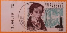 FRANCE 2019 Oblitéré YT 5319 "Augustin FRESNEL, Physicien " CACHET ROND BdF DATÉ
