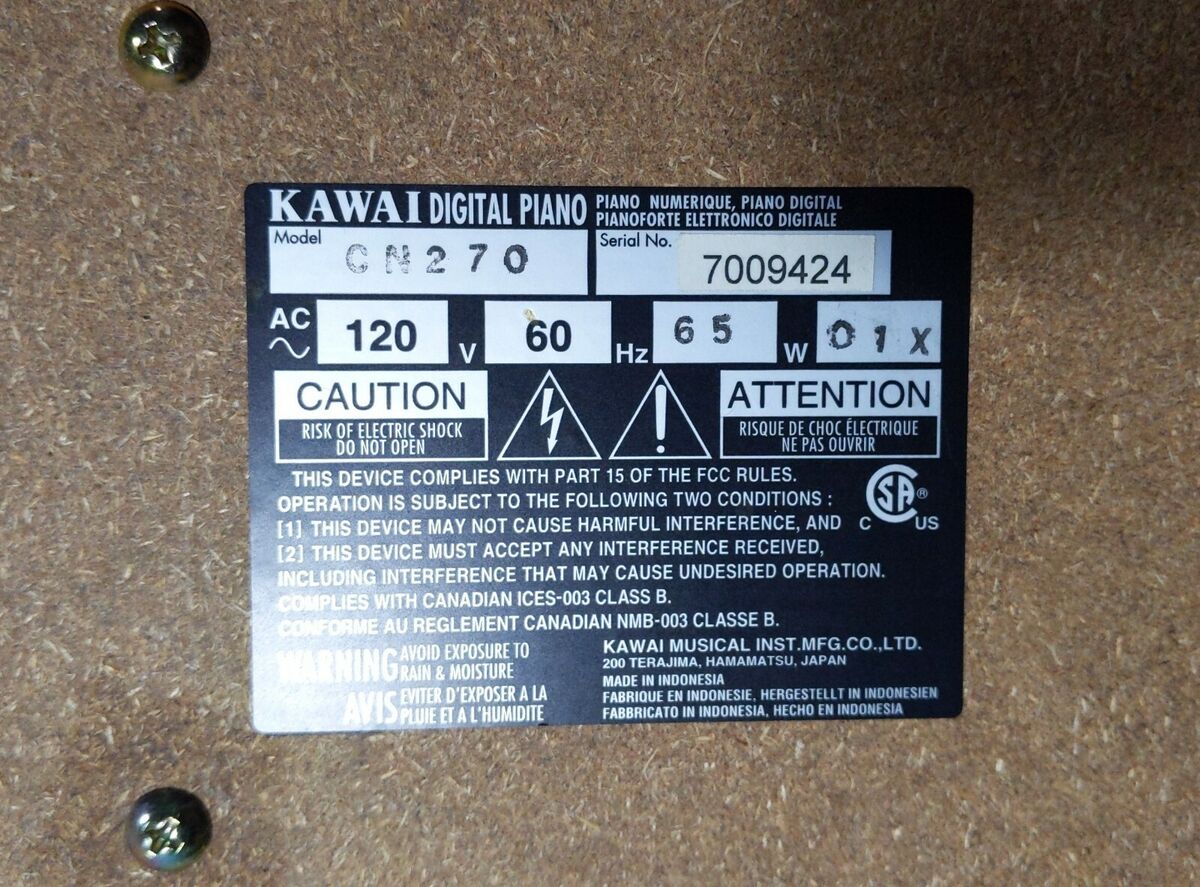 KAWAI CN270 Digital Piano CN-270 Hammer Action 88 keys KAWAI CN270 Digital Piano CN-270 Hammer Action 88 keys