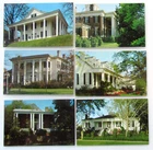 Postcard Lot 6 x Houses in COLUMBUS Mississipp USA America Postcards c. ~1975