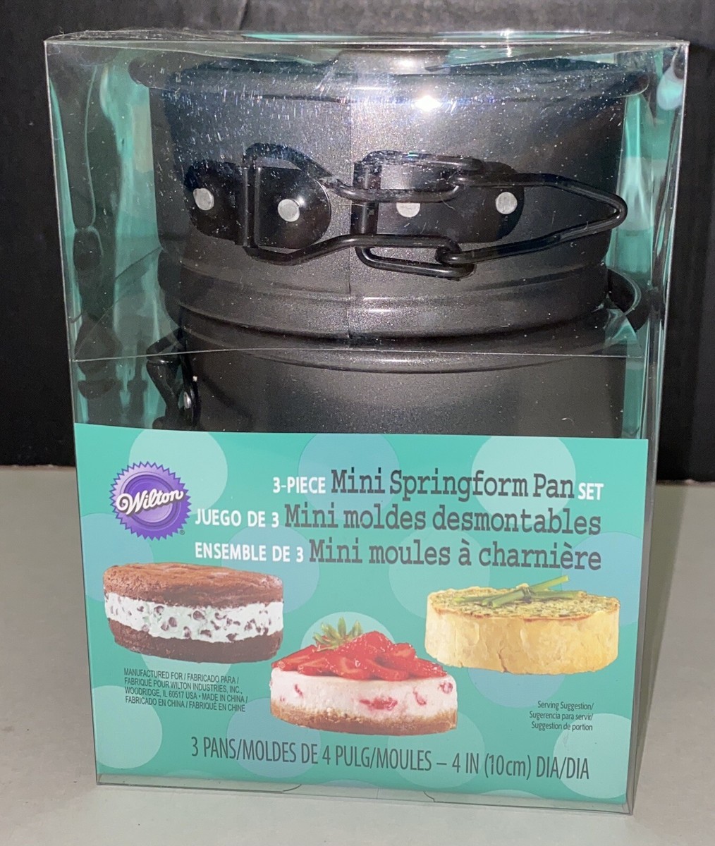 Wilton Mini Springform Pan 3 Piece Set, 4