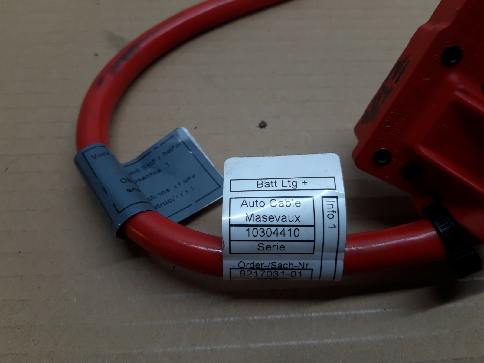 BMW Positive Terminal To Battery 9 217 031 eBay