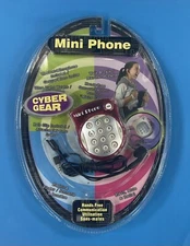 Cyber Gear Red Mini Phone With Headset Microphone Hands-Free New