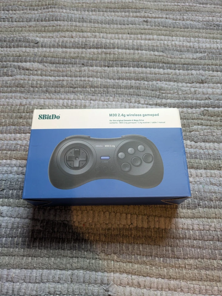 8Bitdo M30 2.4G Wireless Gamepad + 9 Pin Receiver - Commodore 64 Amiga 3DO WOW!! - Image 2 of 4